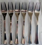 Sola Monique Lot de 6 fourchettes à dessert 18,5 cm, Envoi, Comme neuf, Inox ou Chrome, Ensemble de couverts