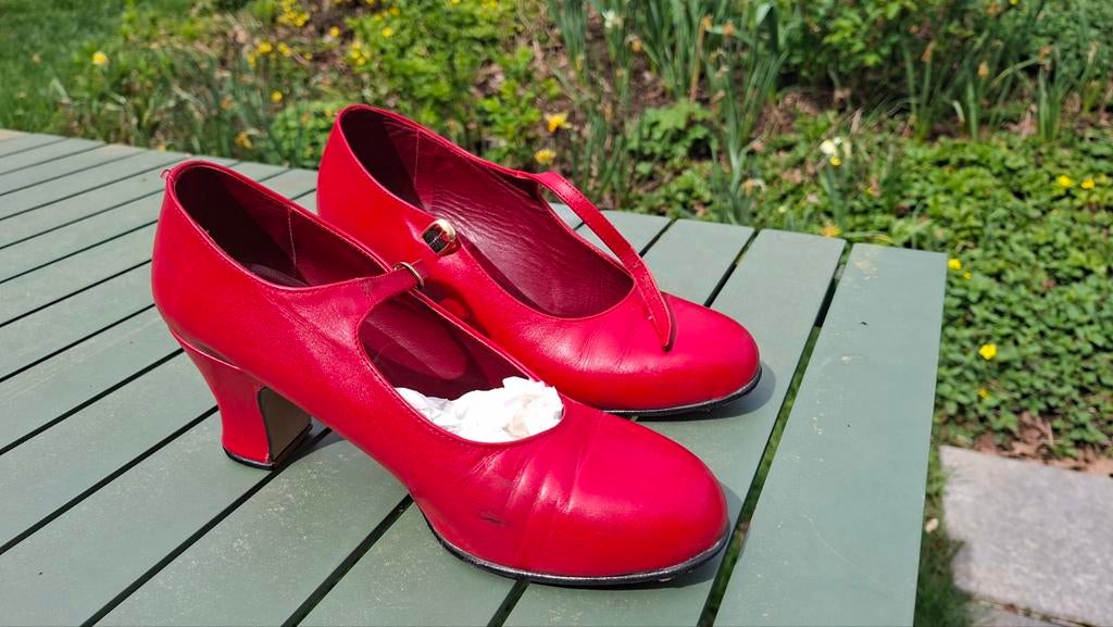 Flamenco schoenen(Made in Spain), Ophalen, Zo goed als nieuw, Schoenen
