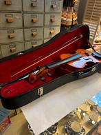 Vintage viool met strijkstok en koffer – decoratief, Ophalen of Verzenden