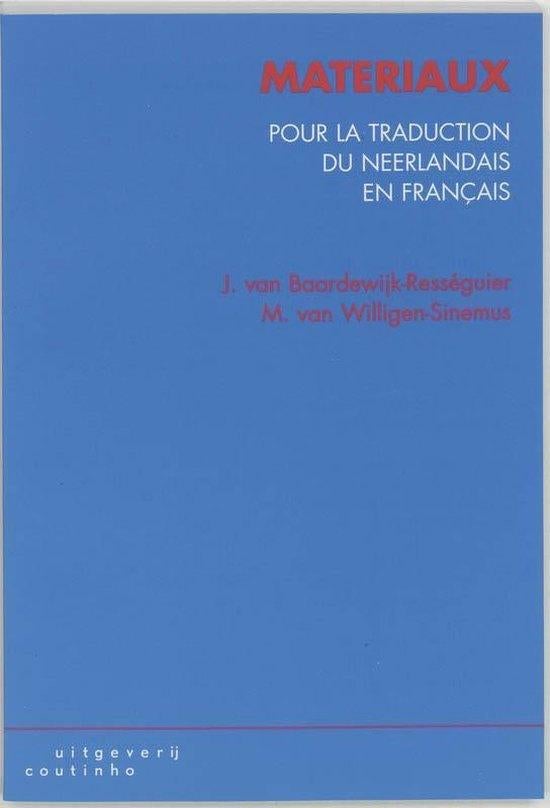 boek:matériaux pour la traduction du Néerlandais en Français, Boeken, Studieboeken en Cursussen, Ophalen of Verzenden, Gelezen