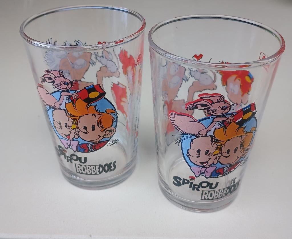 Franse vintage Robbedoes glazen Amora 1994, Ophalen