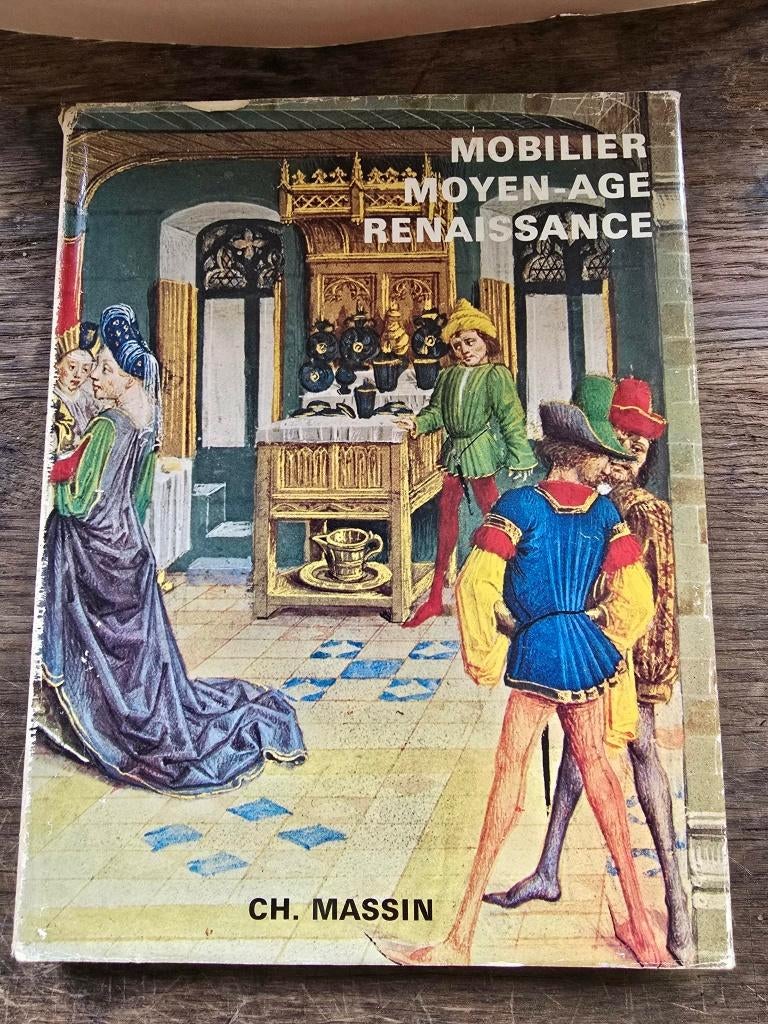 mobilier moyen-âge renaissance Ch. Massin, Antiquités & Art, Antiquités | Meubles | Tables, Enlèvement ou Envoi