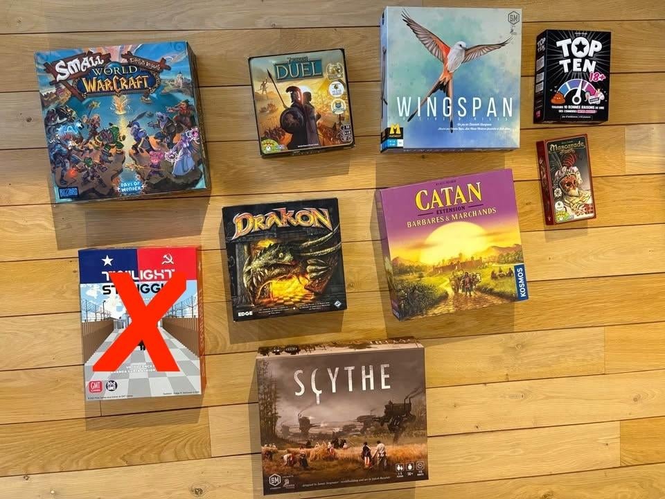 Jeux de société, Ophalen