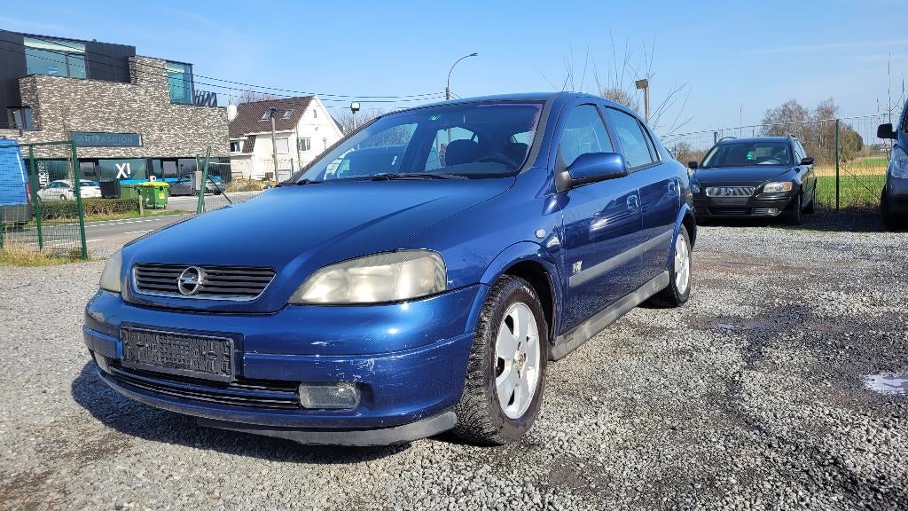 opel astra 1.7 diesel 5 deurs AIRCO 2003, Auto's, Voorwielaandrijving, Stof, 4 cilinders, Blauw