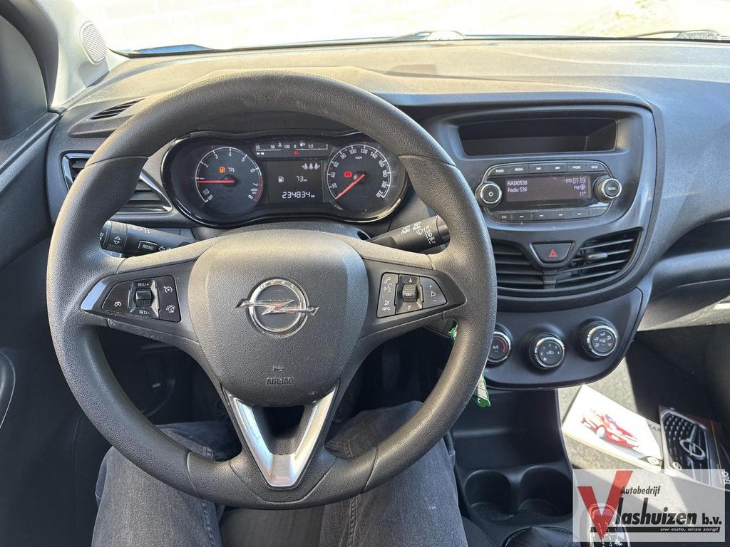 Opel Karl 1.0 ecoFLEX Edition | € 3.200,- NETTO! | 5 Deurs |, Auto's, Opel, Zwart, Blauw, Bedrijf, 94 g/km