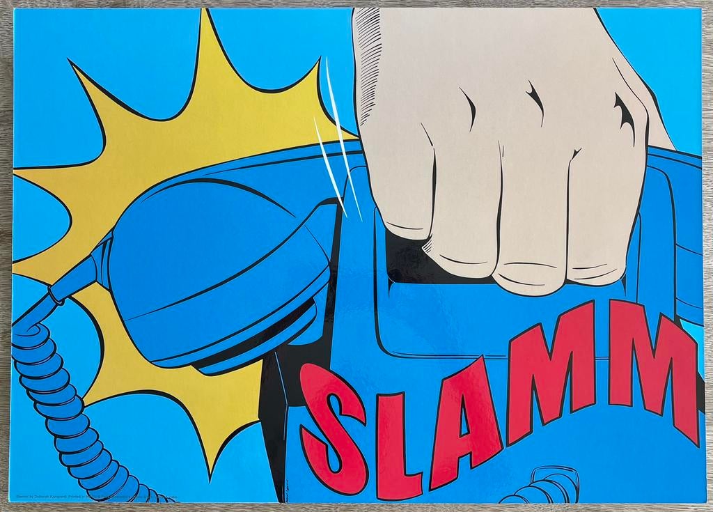 Vintage IKEA poster ‘Slamm’ - Deborah Azzopardi - Pop Art, Ophalen