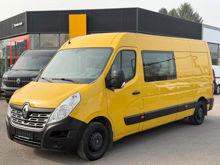 Renault master 7pl dubbele cabine 1ste eig. navi airco+ gar., Autos, Camionnettes & Utilitaires, Entreprise, Bluetooth, Renault