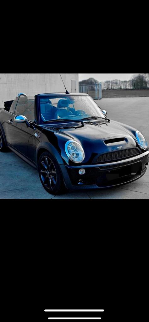 Mini cooper s, Auto's, Mini, Voorwielaandrijving, 4 deurs, Zwart, Cabriolet