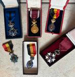 Ensemble 6 Belgische Onderscheidingen (Albert I - Boudewijn), Ophalen of Verzenden