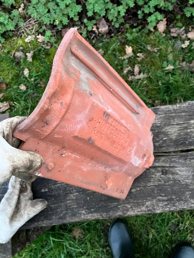 Dakpannen, Doe-het-zelf en Bouw, Ophalen, Gebruikt, Steen of Klei, Minder dan 5 m²