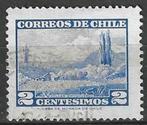 Chili 1961/1962 - Yvert 298 - Vulkaan Choshuenco (ST), Verzenden, Gestempeld