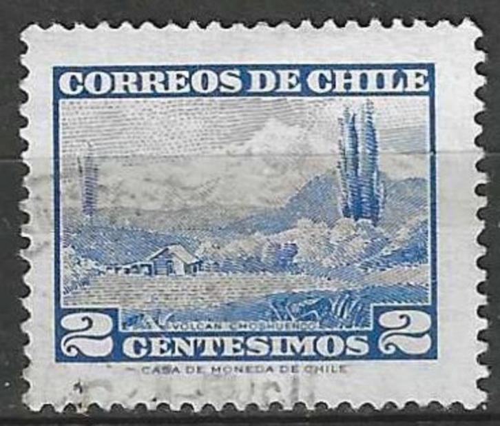 Chili 1961/1962 - Yvert 298 - Vulkaan Choshuenco (ST), Postzegels en Munten, Postzegels | Amerika, Gestempeld, Verzenden