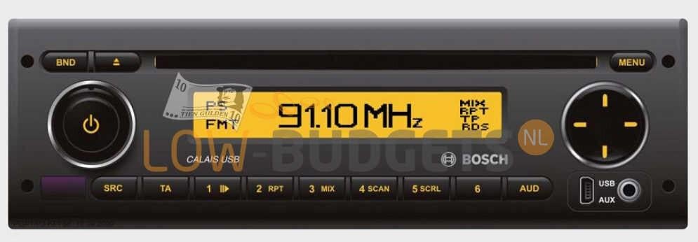 Bosch Calais Multimedia Radio met USB en CD-speler, Auto diversen, Overige Auto diversen, Verzenden