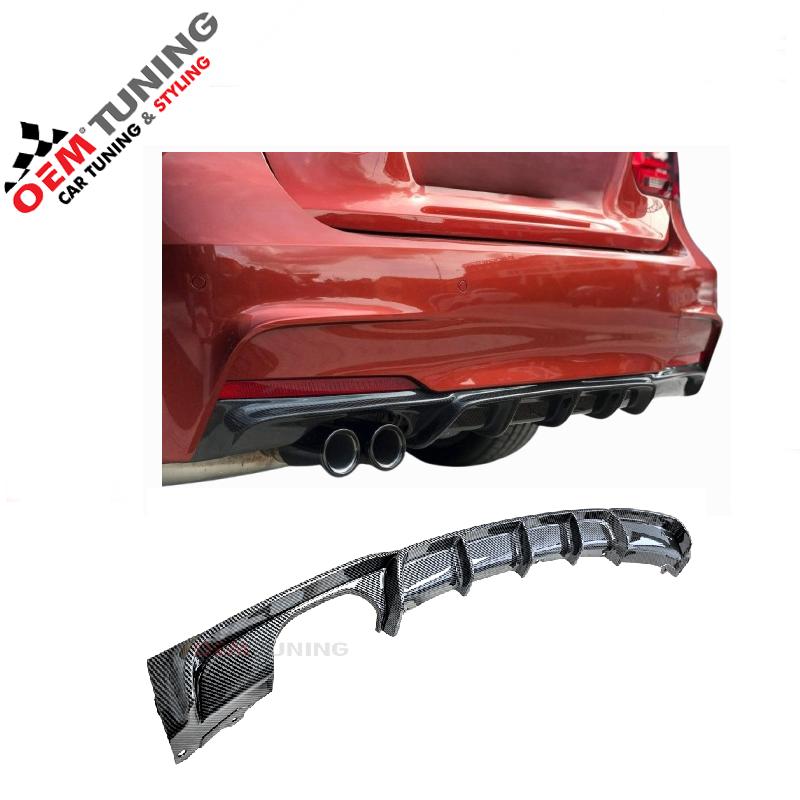 Diffuseur M‑Performance Style 00-- F30/F31 aspect carbone, Neuf, Arrière, BMW, Enlèvement ou Envoi