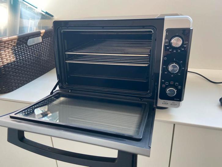 Los staande oven, merk DeLonghi, Elektronische apparatuur, Ovens, Zo goed als nieuw, Vrijstaand, Oven, Minder dan 45 cm, 45 tot 60 cm
