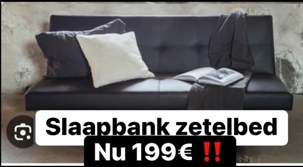 Slaapbank 199 €, Maison & Meubles, Chambre à coucher | Canapés-lits, Enlèvement