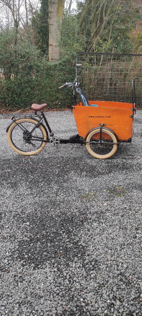 Babboe bakfiets met elektrische opbouwkit, Fietsen en Brommers, Fietsen | Bakfietsen, Gebruikt, Overige merken, 4 kinderen of meer