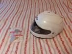Casque de moto blanc HJC (M/38), Motos, Enlèvement, Seconde main, M, HJC