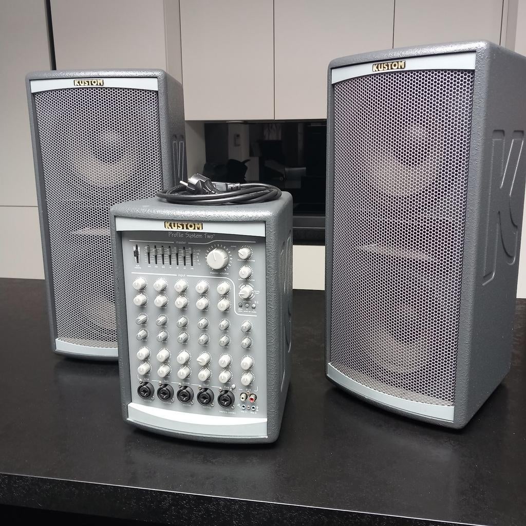 Kustom versterker en boxen, Musique & Instruments, Amplis | Clavier, Moniteur & Sono, Enlèvement