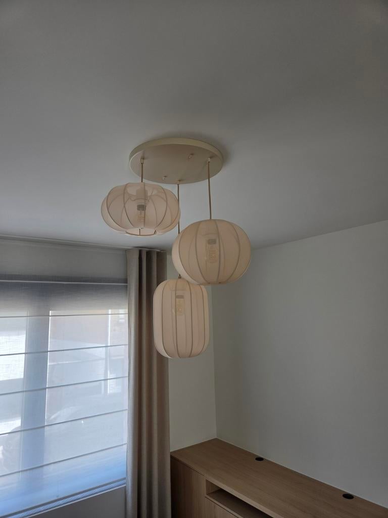 Lampe suspendue - style Japandi - beige, Enlèvement, Neuf, Tissus, Japandi