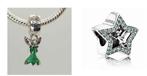 2 Charmes Pandora Disney fée Tinkerbelle + etoile, Handtassen en Accessoires, Bedels, Pandora