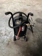 Mobiele professionele zandstraalketel met drukmeter, Enlèvement, Utilisé