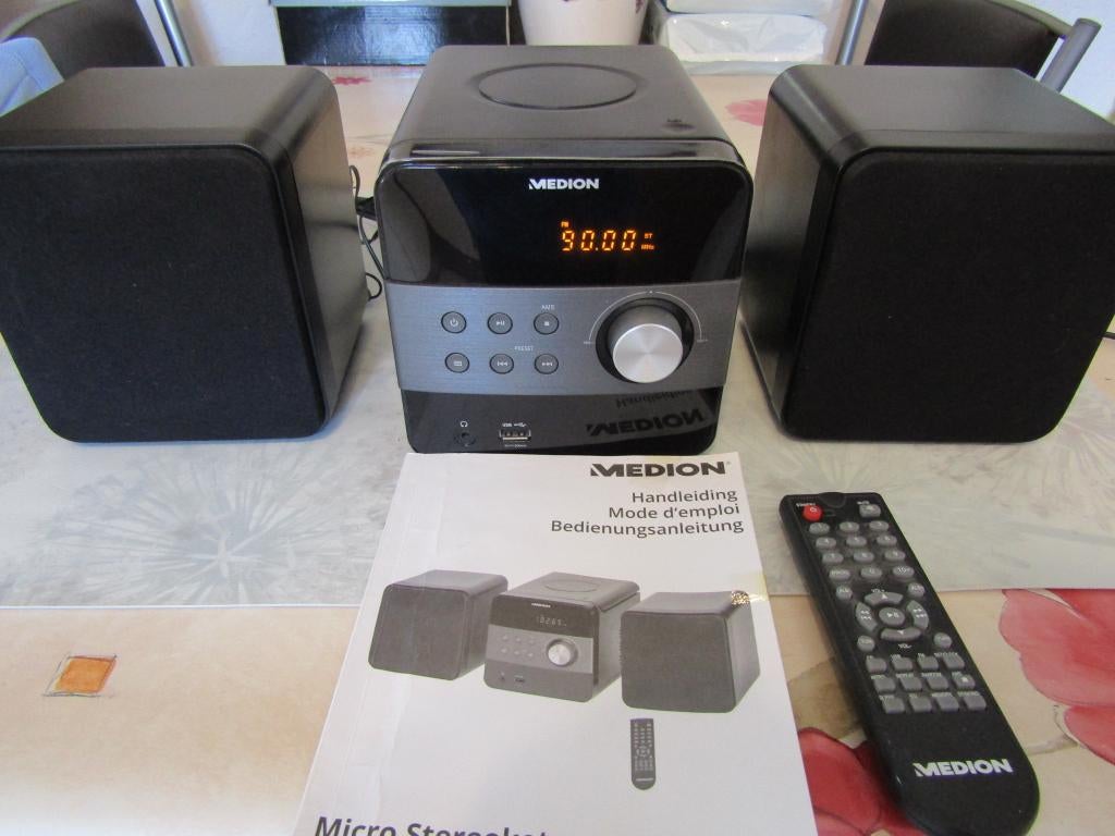 MICRO  STEREOKETEN -- MEDION, Audio, Tv en Foto, Stereoketens, Tuner of Radio, Zo goed als nieuw, Microset, Ophalen