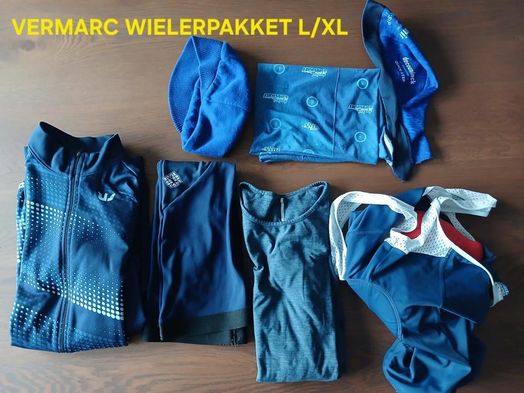 Vermarc wieleroutfit pakket compleet maat L/XL, Fietsen en Brommers, Fietsaccessoires | Fietskleding, Ophalen