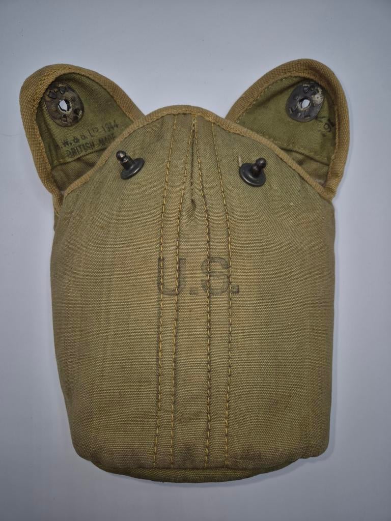 US WWII M1910 British-Made Canteen Cover | 1944, Verzamelen, Militaria | Tweede Wereldoorlog, Verzenden, Landmacht
