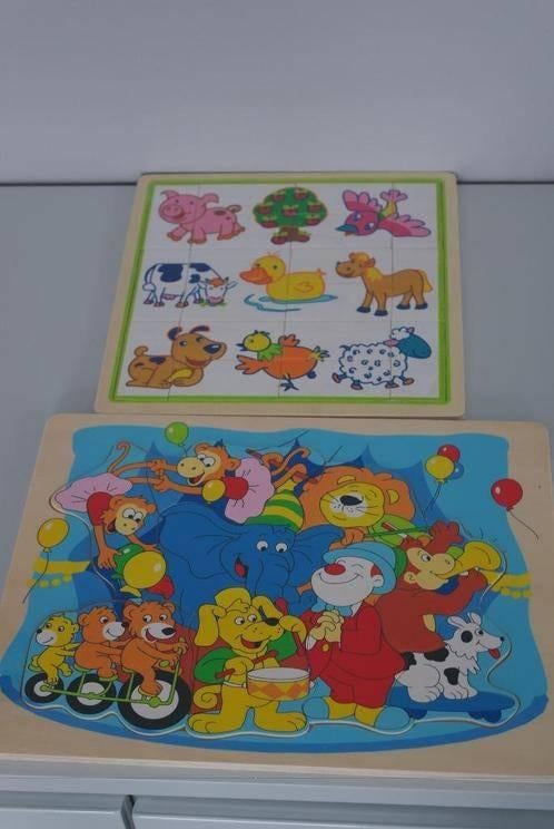 2 puzzles en bois (neufs), Enfants & Bébés, Jouets | Puzzles pour enfants, Enlèvement ou Envoi, Neuf, En bois