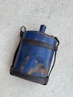 Wo1 Engelse drinkfles met leder, Verzamelen, Militaria | Algemeen, Ophalen of Verzenden