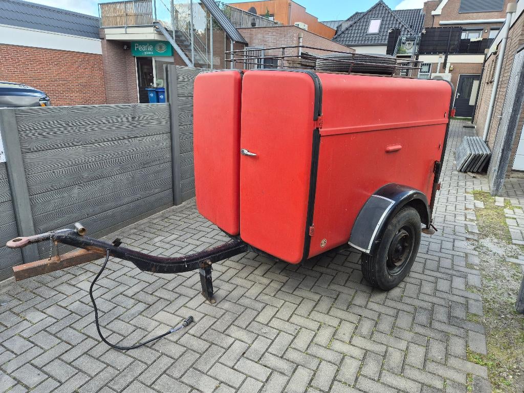 Oldtimer Aanhangwagen Foodtruck/Vakantieaanhangwagen, Auto diversen, Aanhangers en Bagagewagens, Ophalen, Gebruikt