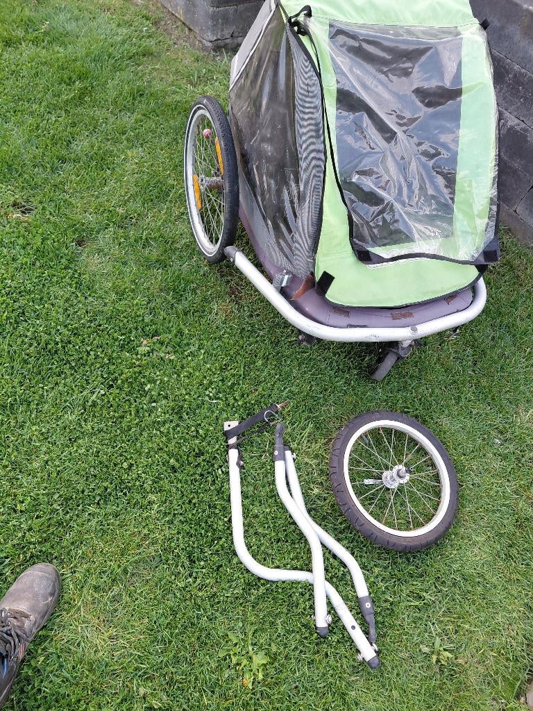 Fietskar, Ophalen, Gebruikt, Opvouwbaar, Croozer