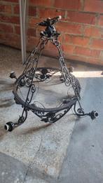 Luster smeedwerk 8 lichtpunten, Ophalen