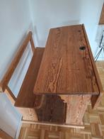 Oude schoolbank, Ophalen, Gebruikt, Bureau