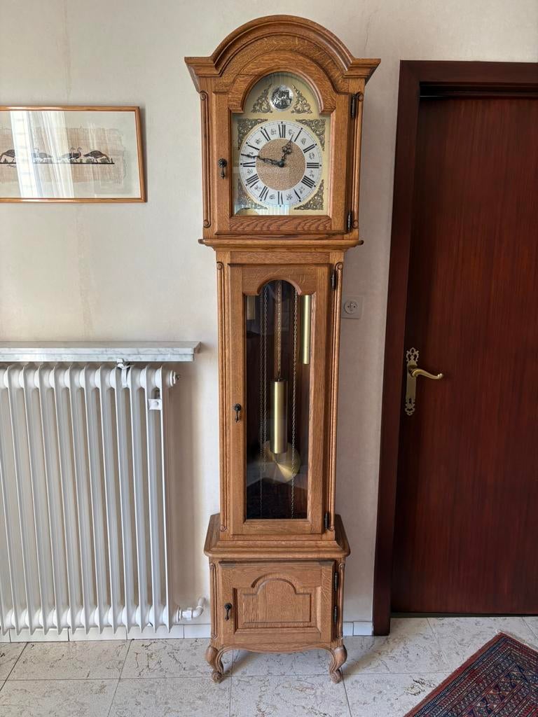 Staande klok, Ophalen