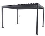 Pergola Bioclimatique 3x3m - Anthracite, Neuf, 250 cm à 450 cm, 150 à 300 cm, Enlèvement