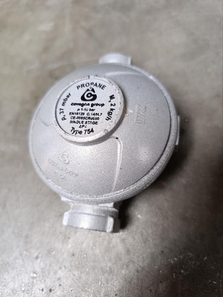 Propane ontspanner 37mbar, Ophalen