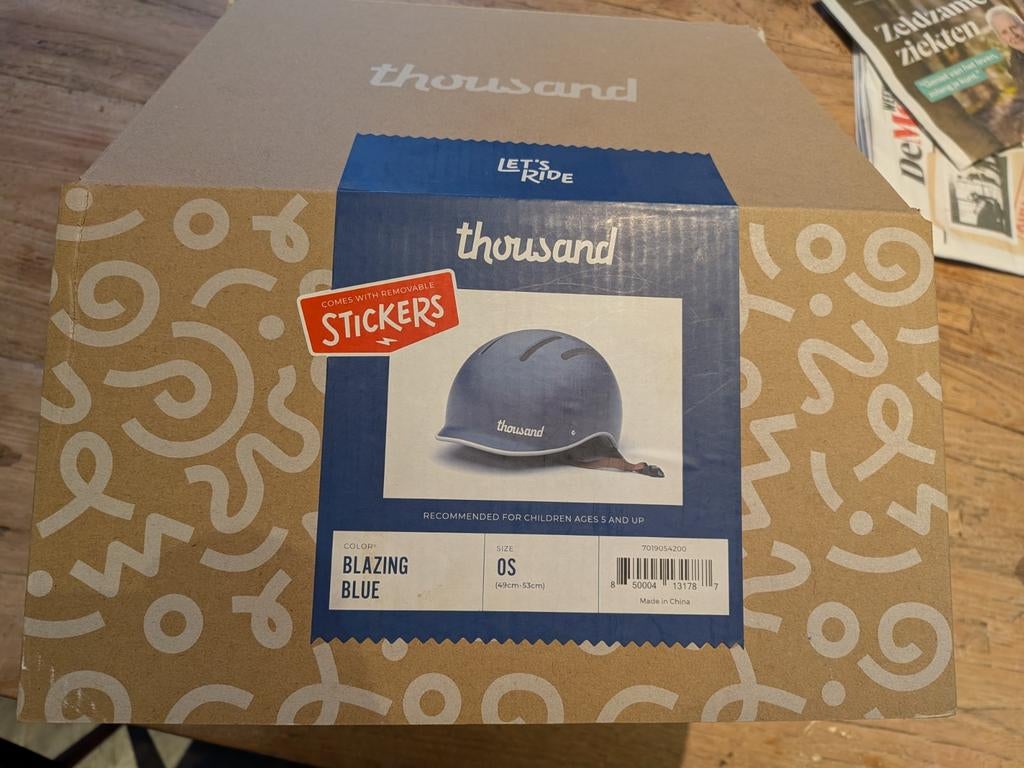 Fietshelm Thousand, Fietsen en Brommers, Fietsaccessoires | Fietshelmen, Ophalen, Gebruikt, Jongen of Meisje