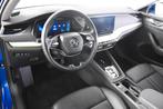 Skoda Octavia Combi 1.4iV *1ste Eigenaar*Leer*Navigatie*, Auto's, 4 cilinders, Blauw, Leder, 5 deurs