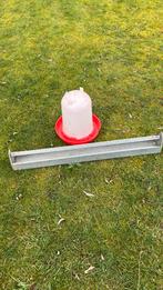 Drink en voederbak kippen, Dieren en Toebehoren, Pluimvee | Toebehoren, Ophalen, Gebruikt, Drinken en Voederen