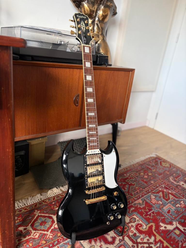 Epiphone G400 - Les Paul Custom (SG), Ophalen, Gebruikt, Solid body, Epiphone