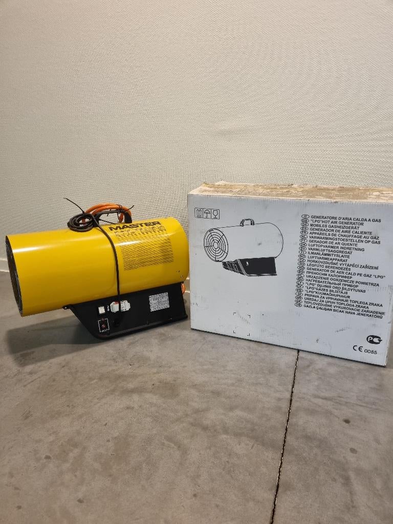 warm luchtkanon met gas, Ophalen, Zo goed als nieuw