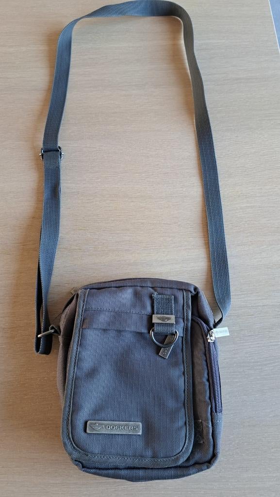 Handtas Dockers, Handtassen en Accessoires, Tassen | Schoudertassen, Ophalen, Zo goed als nieuw, Grijs, Overige merken