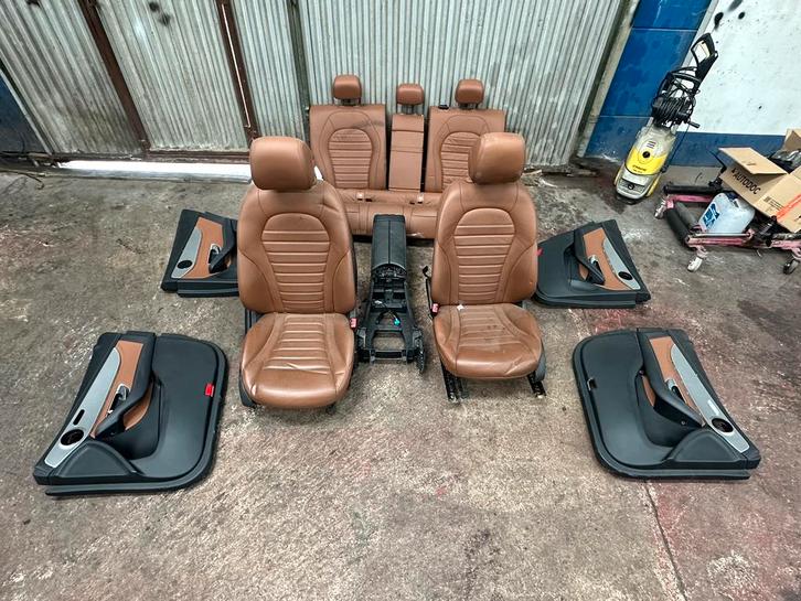 Mercdes glc interieur zetels compleet leder half elektrische, Auto-onderdelen, Interieur en Bekleding, Mercedes-Benz, Gebruikt