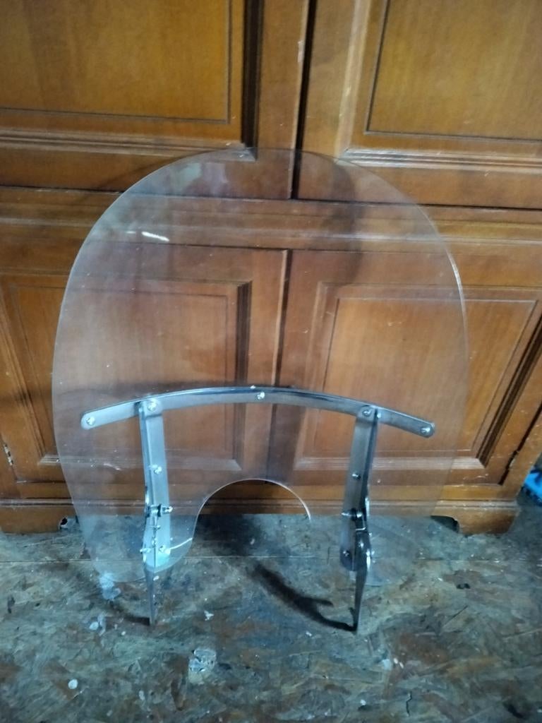 Harley onderdelen 1windscherm 1 zadel  van een springer en, Motos, Enlèvement