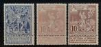 Belgique : COB 71/73 ** Exposition universelle de 1896., Timbres & Monnaies, Sans timbre, Neuf, Enlèvement ou Envoi, Non oblitéré