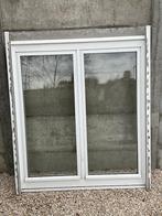 aluminium raam wit 121x136 cm, Doe-het-zelf en Bouw, Raamkozijn, Aluminium, Zo goed als nieuw, Inclusief glas