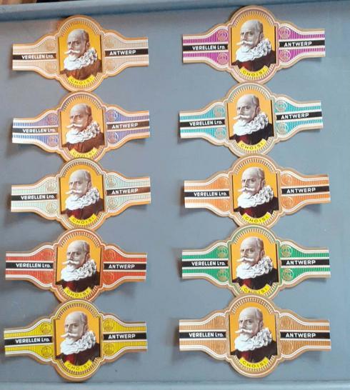 10 grandes bagues de cigare verellen antwerp 10 couleurs, Collections, Articles de fumeurs, Briquets & Boîtes d'allumettes, Neuf