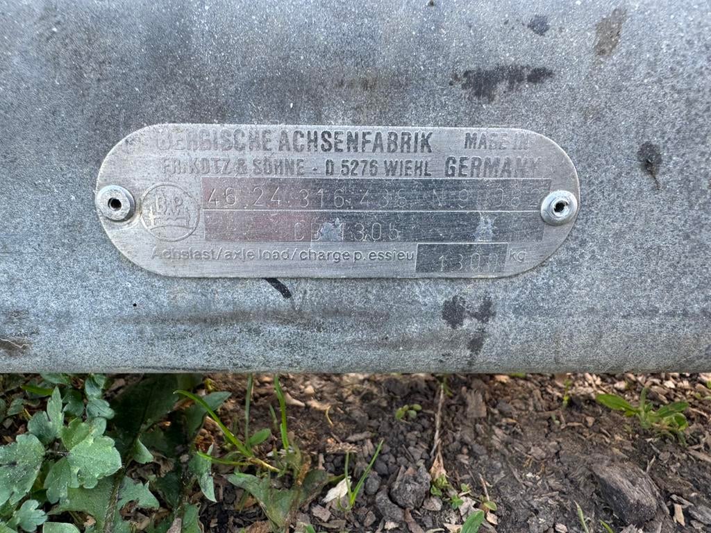 Essieu remorque, Autos : Divers, Remorques, Utilisé, Enlèvement